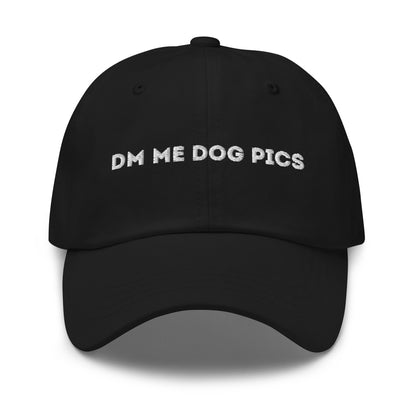 DM Me Dog Pics Dad Hat