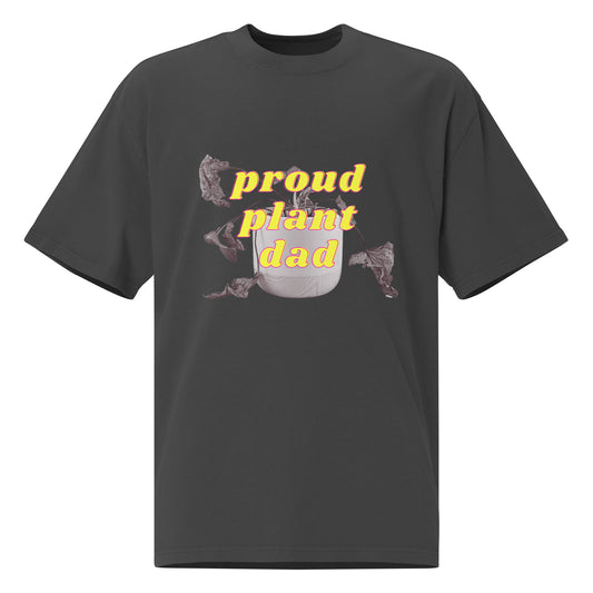 Proud Plant Dad Oversized Faded T-Shirt