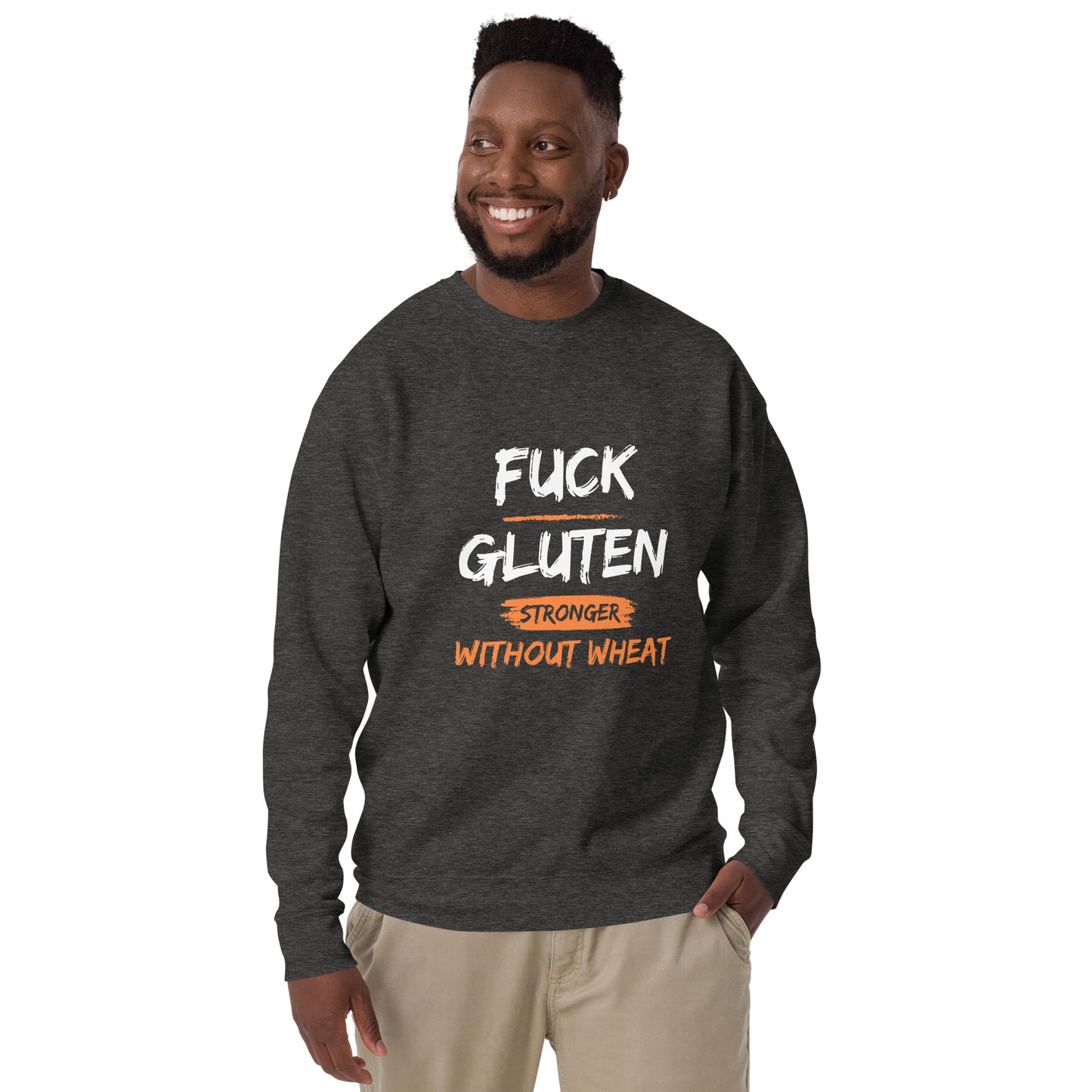 F*ck Gluten Unisex Premium Sweatshirt