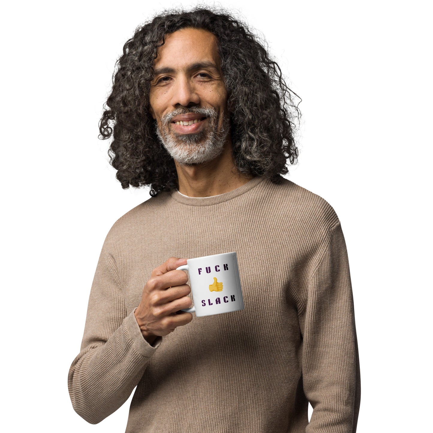 F*ck Slack White Glossy Mug