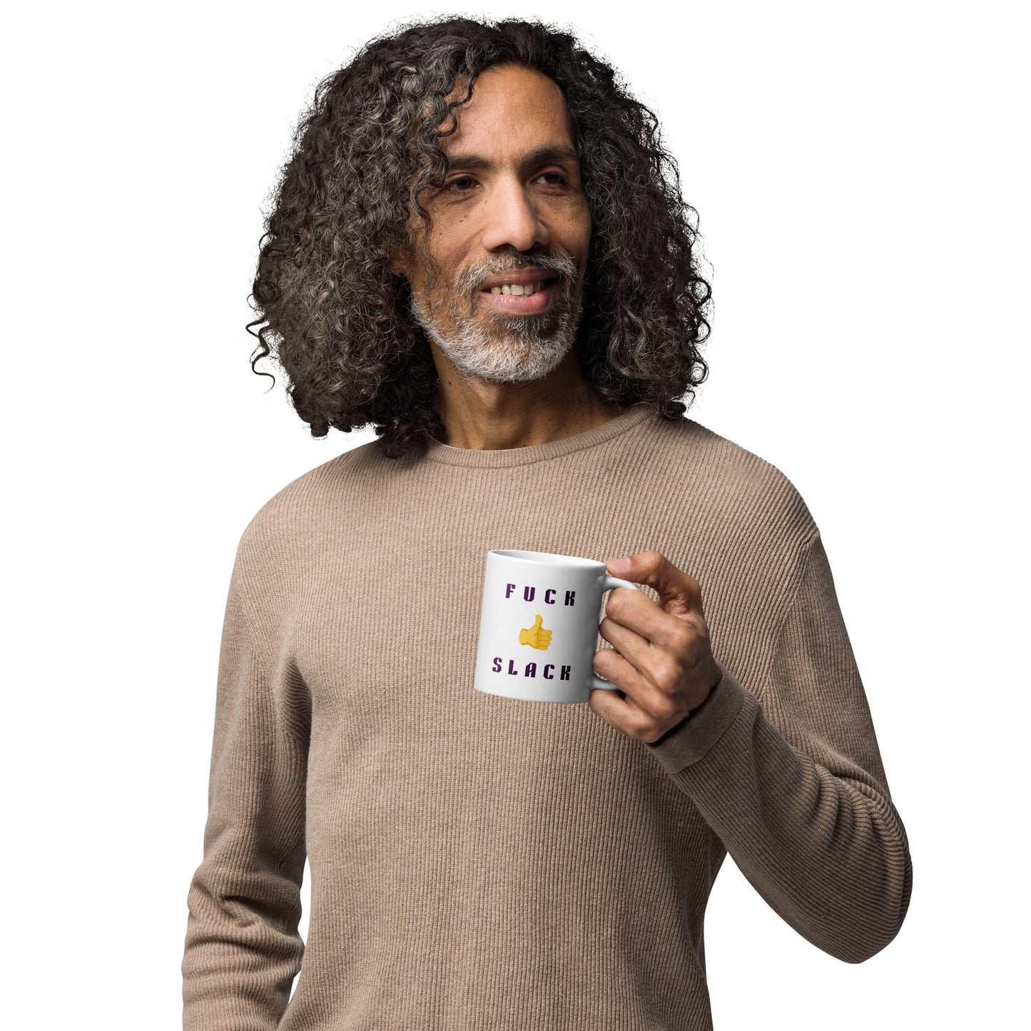 F*ck Slack White Glossy Mug