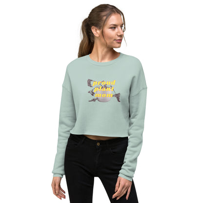 Proud Plant Mom Crop Sweatshirt